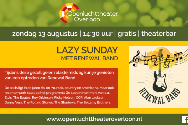 Lazy Sunday met Renewal Band